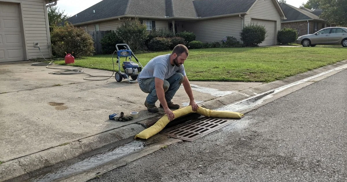 Pressure washing wastewater and HOA rules in South Carolina