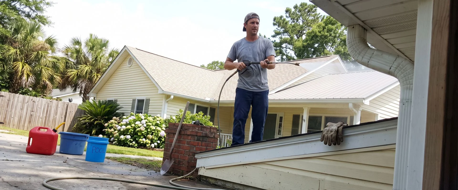Roof Soft Washing in Myrtle Beach SC